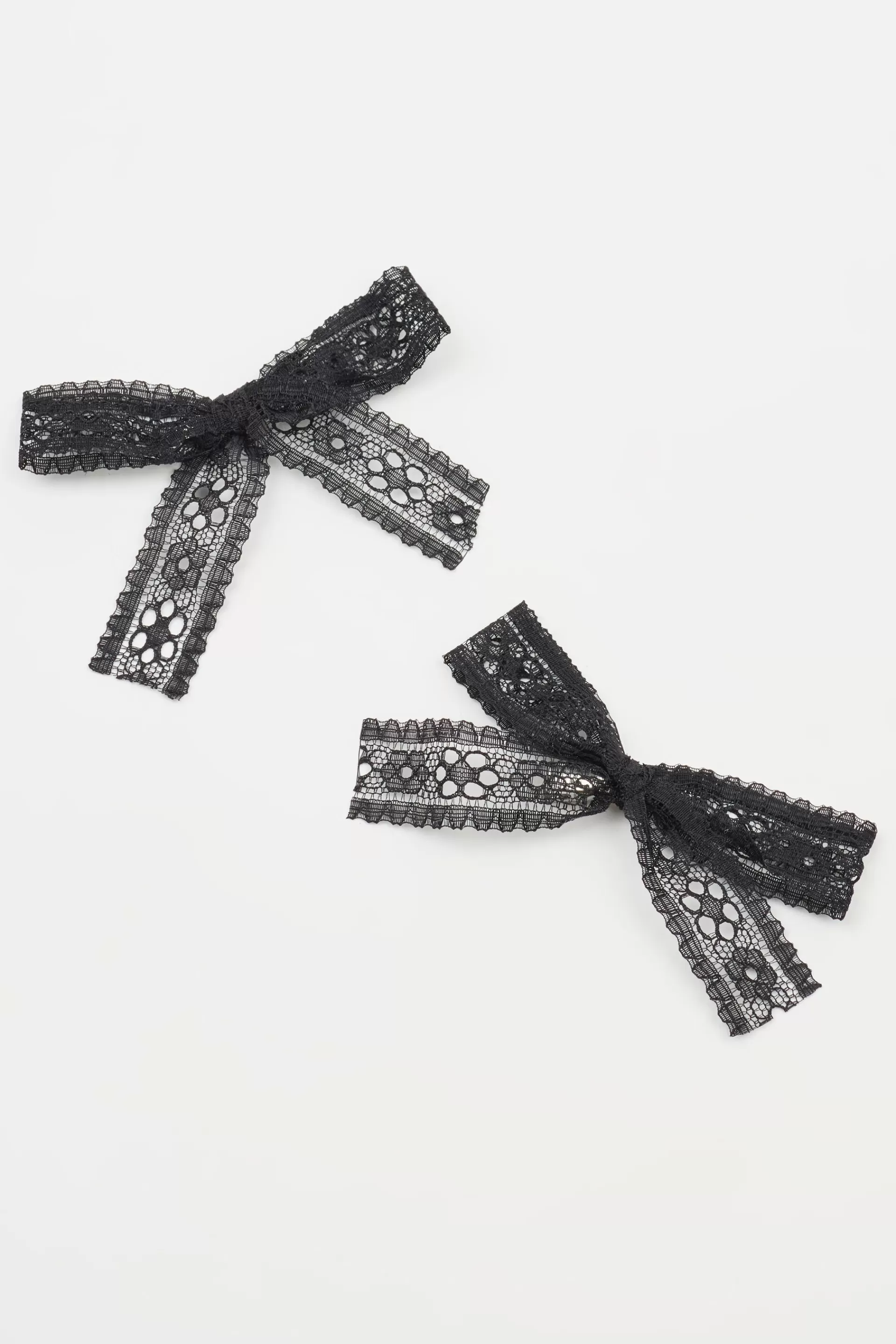 2-Pack Lace Bow Hair Clips*Garage Clothing Clearance