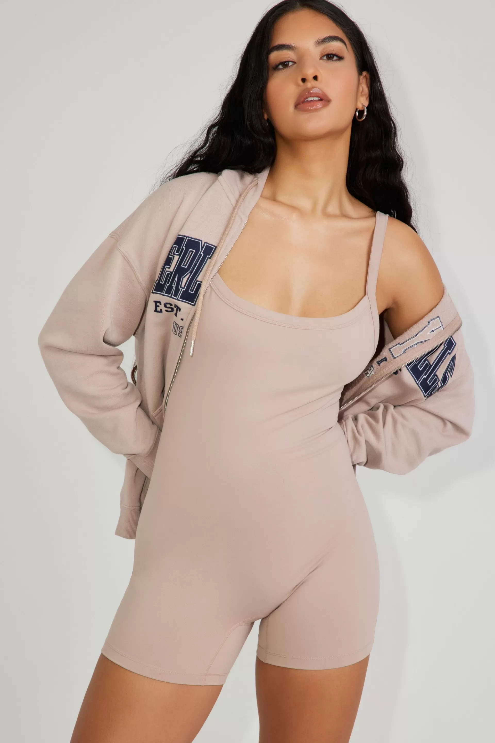 Ally Low Back Active Romper*Garage Clothing Store