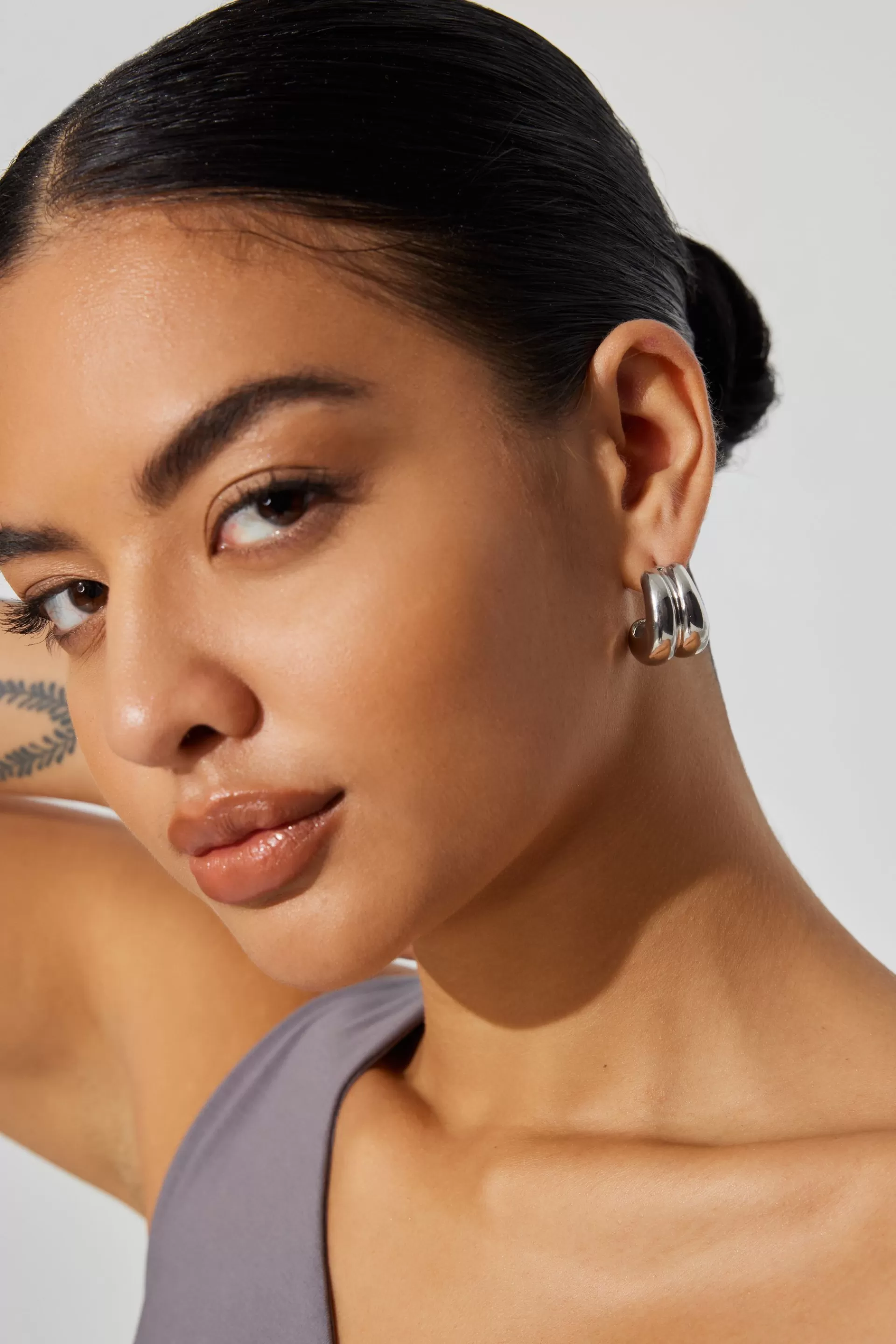 Chunky Open Hoop Earrings*Garage Clothing Flash Sale