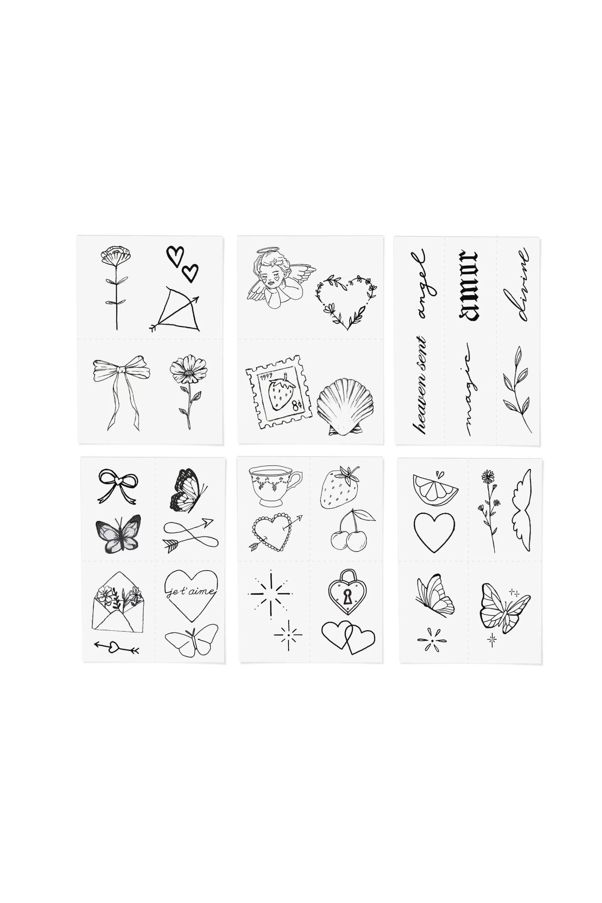 Inked By Dani Temporary Tattoos*Garage Clothing New