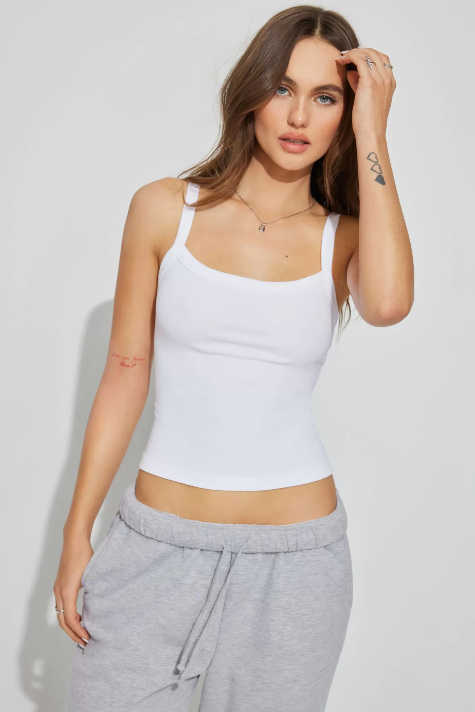 Kasey Scoop Neck Ribbed Cami*Garage Clothing Online