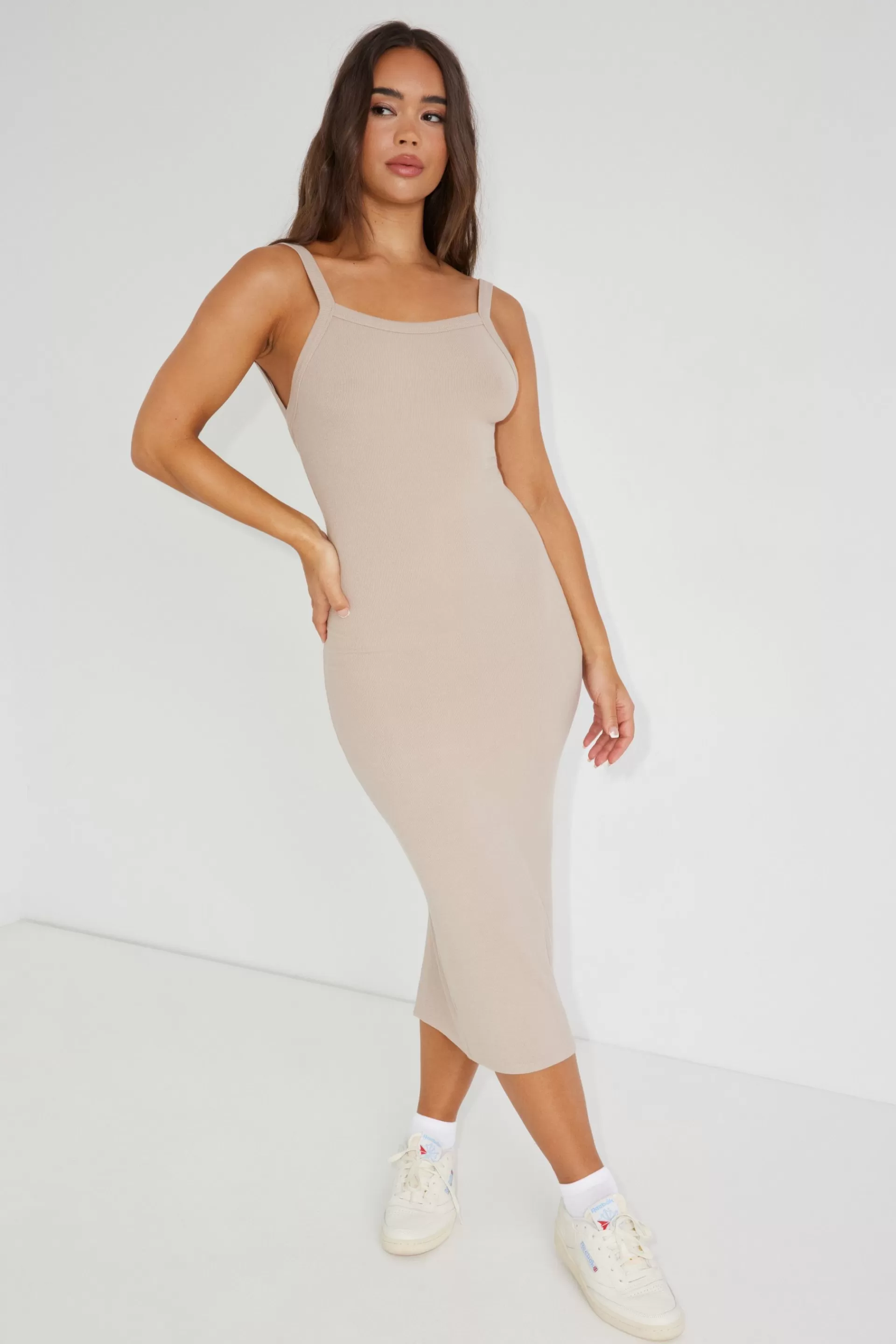 Naomi Low Back Midi Dress*Garage Clothing Online