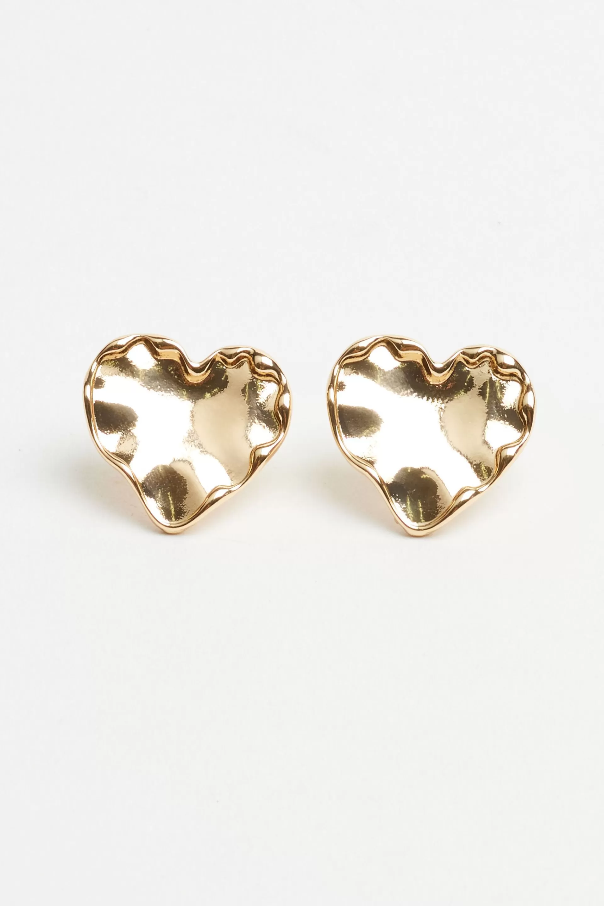 Oversized Heart Studs*Garage Clothing Shop