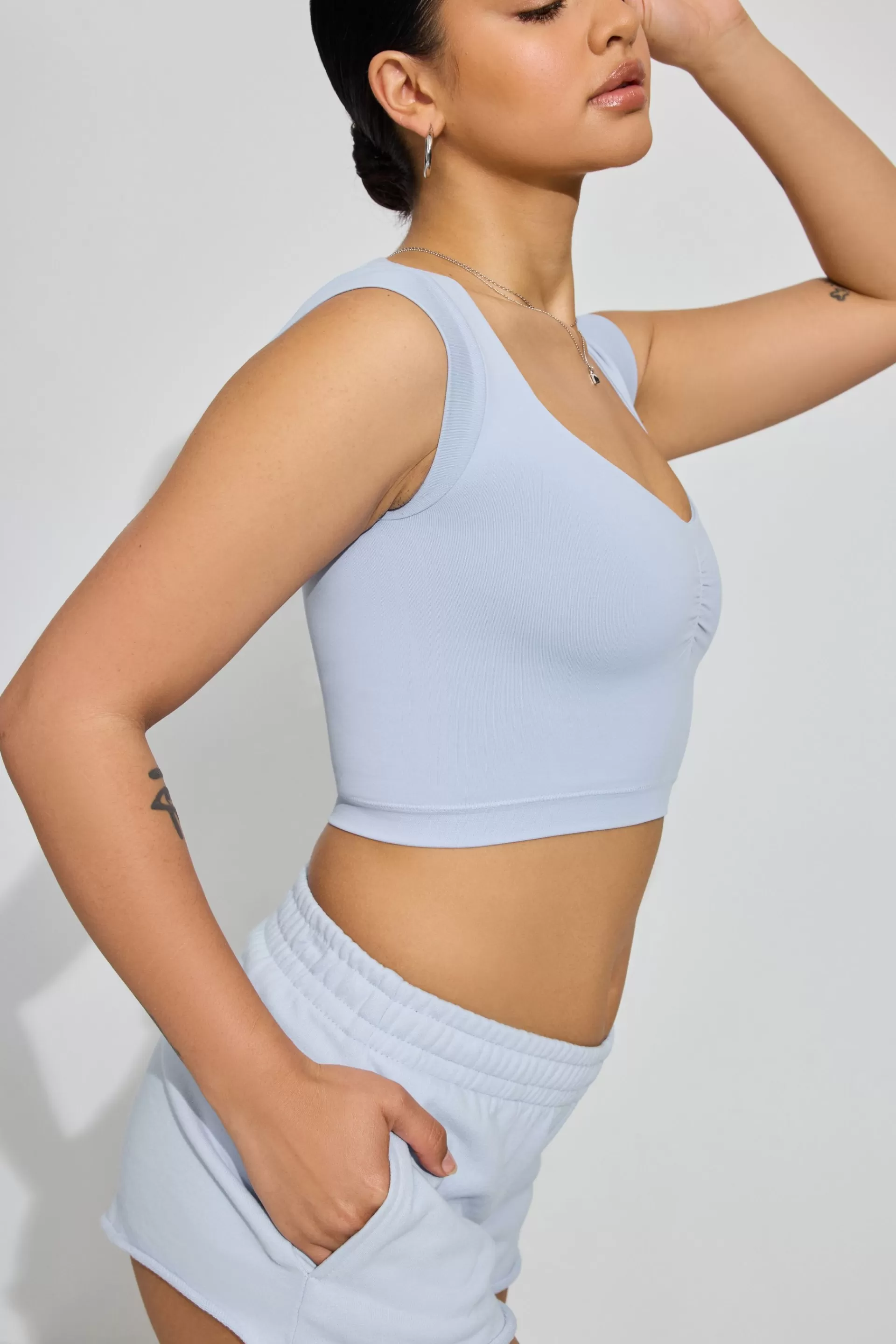 Seamless Cap Sleeve Top*Garage Clothing Clearance