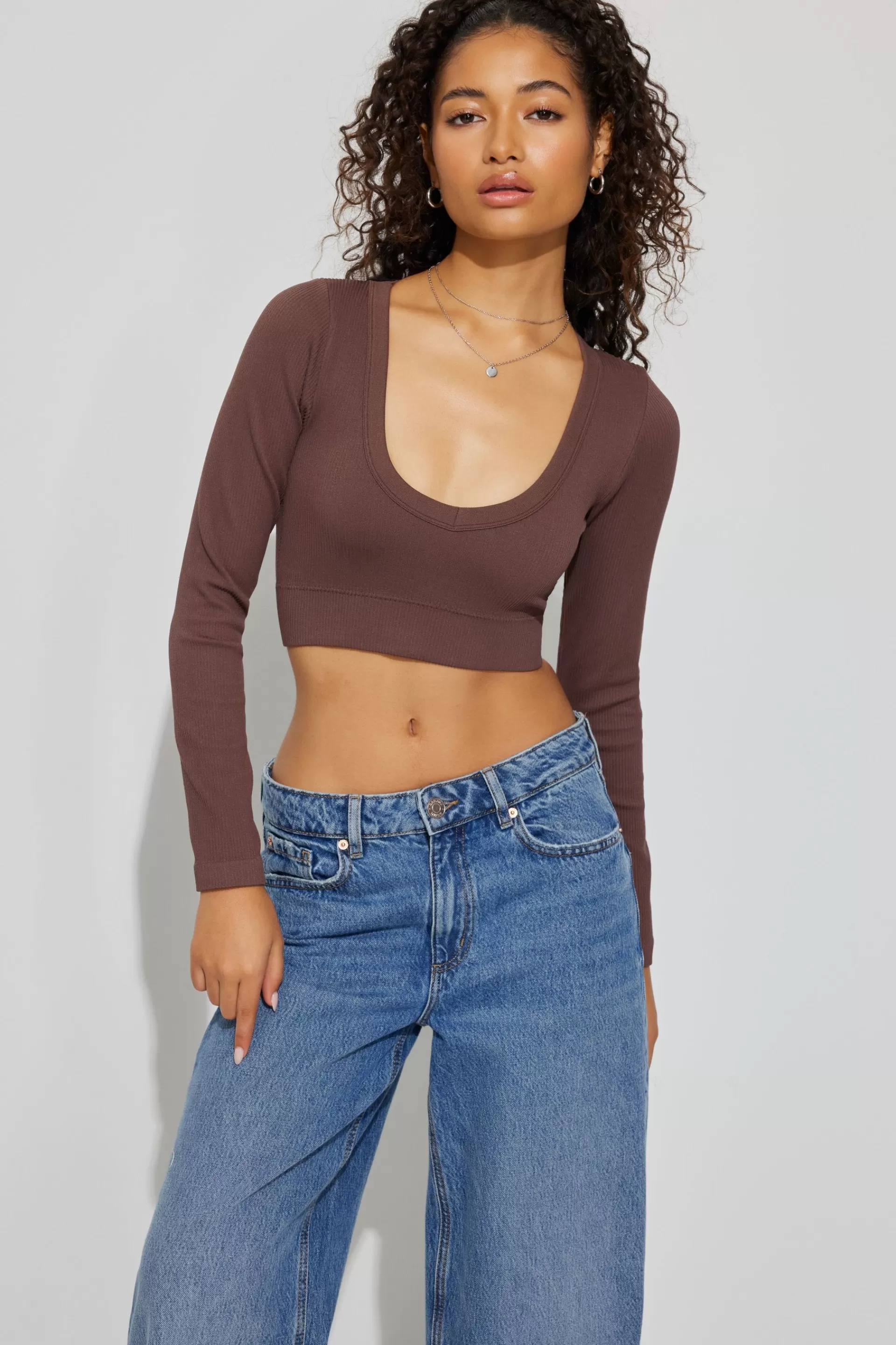 Sonia Seamless Long Sleeve Top*Garage Clothing Cheap