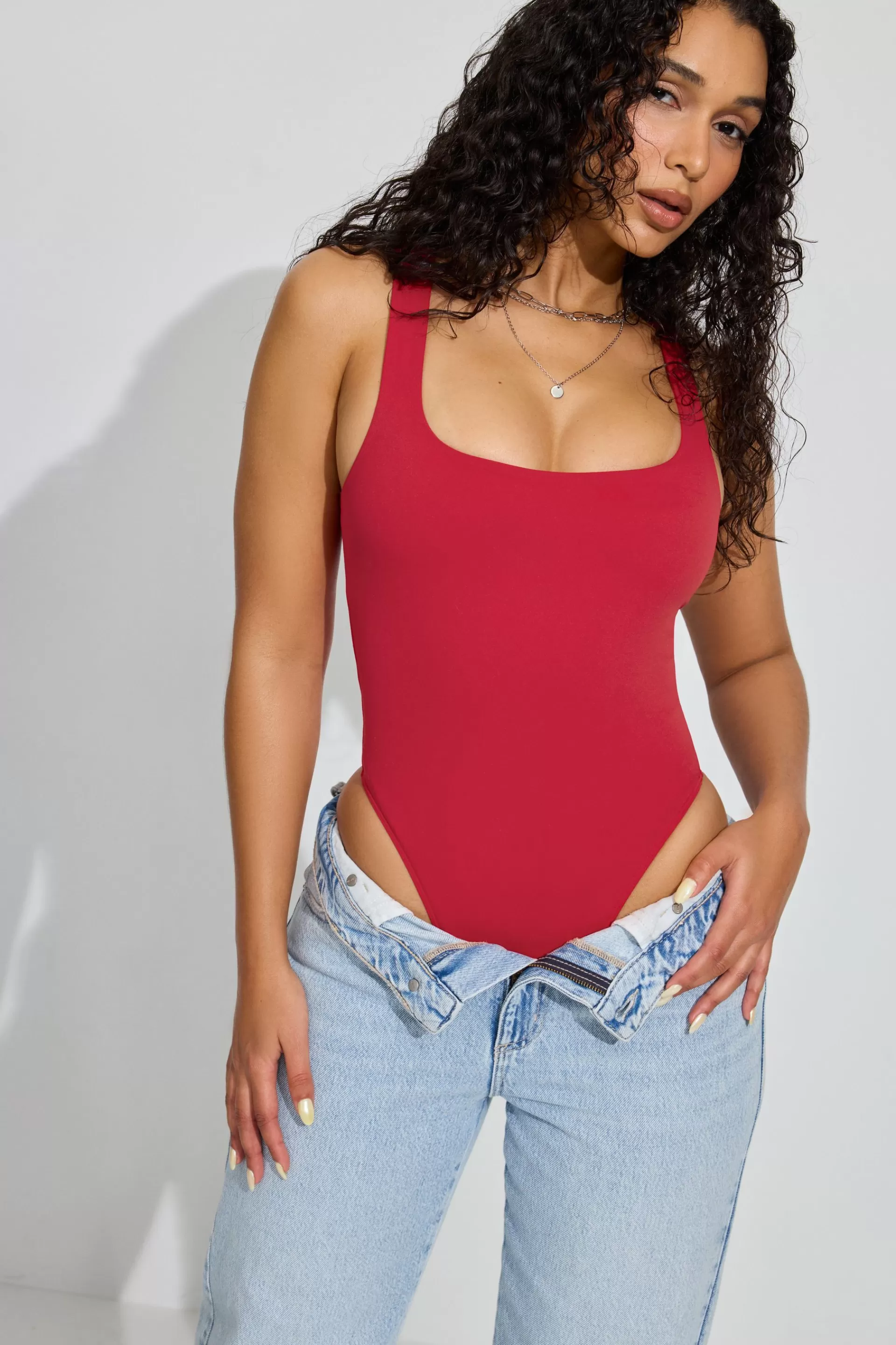 Square Neck Bodysuit*Garage Clothing Flash Sale