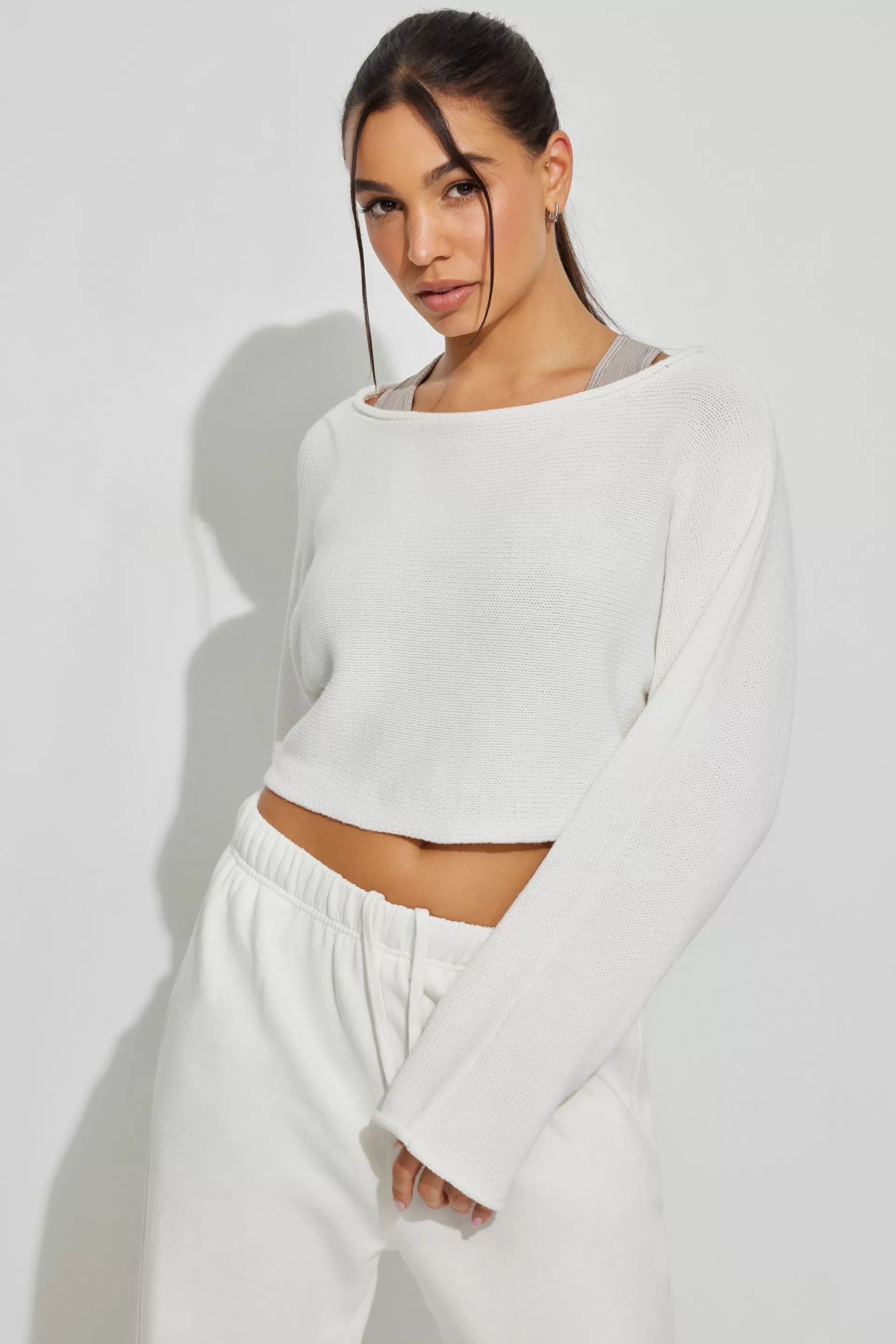 Supersoft Loose Crop Sweater*Garage Clothing Best