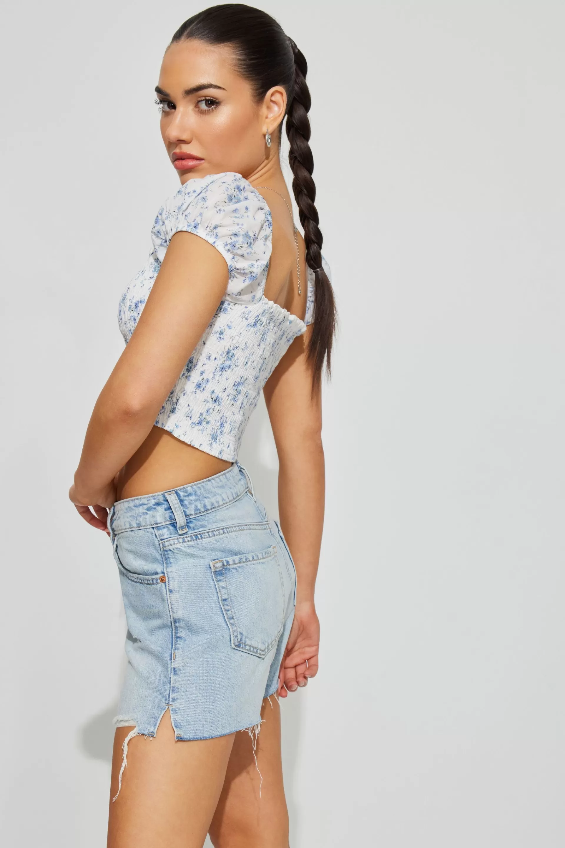 Vintage Cut-Off Denim Short*Garage Clothing Discount
