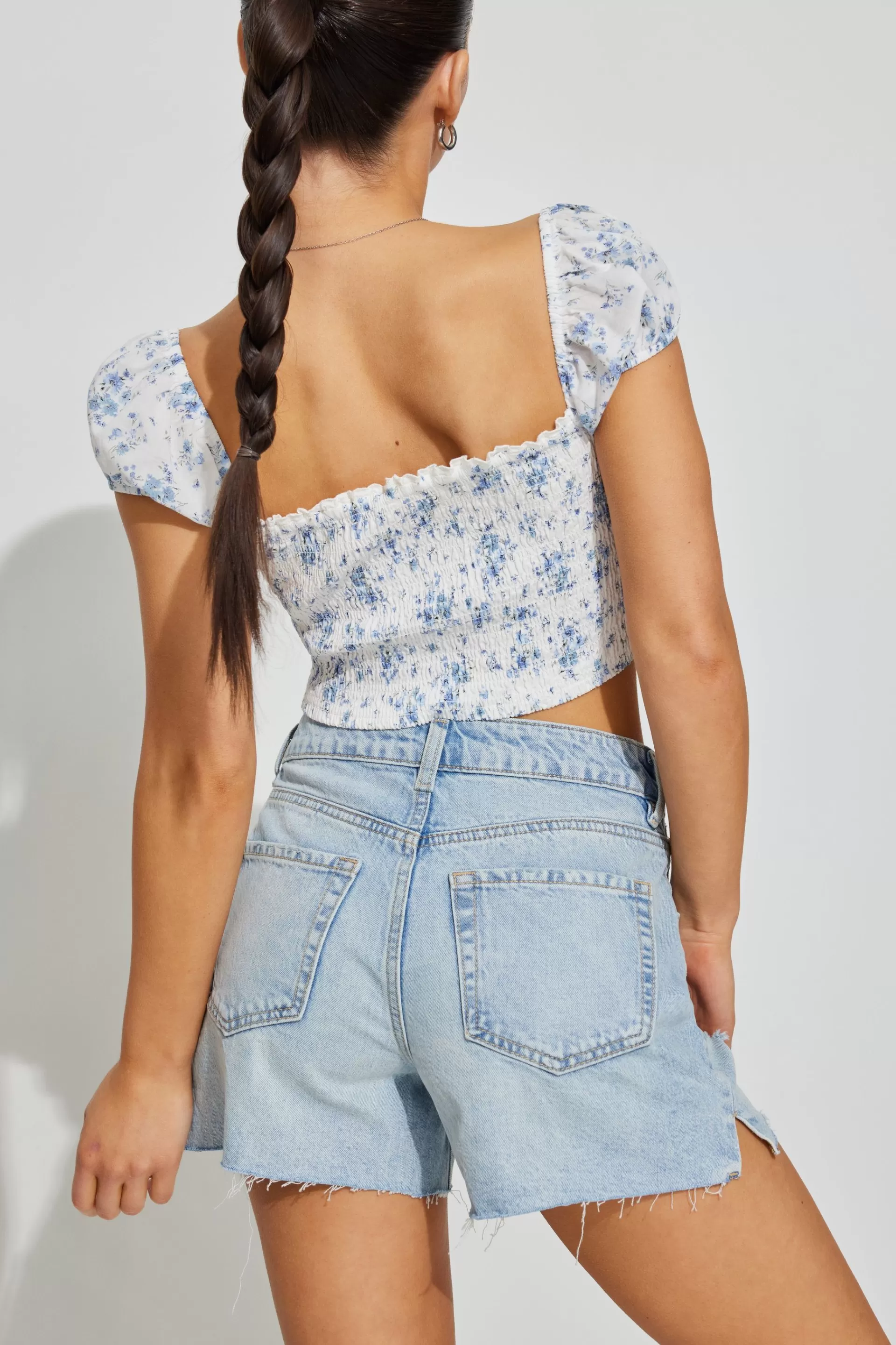 Vintage Cut-Off Denim Short*Garage Clothing Discount